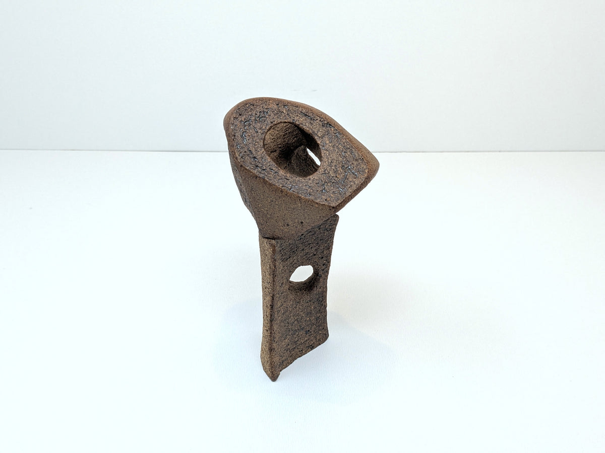 Abstract Stoneware Sculpture | Ceramic Art Sculpture