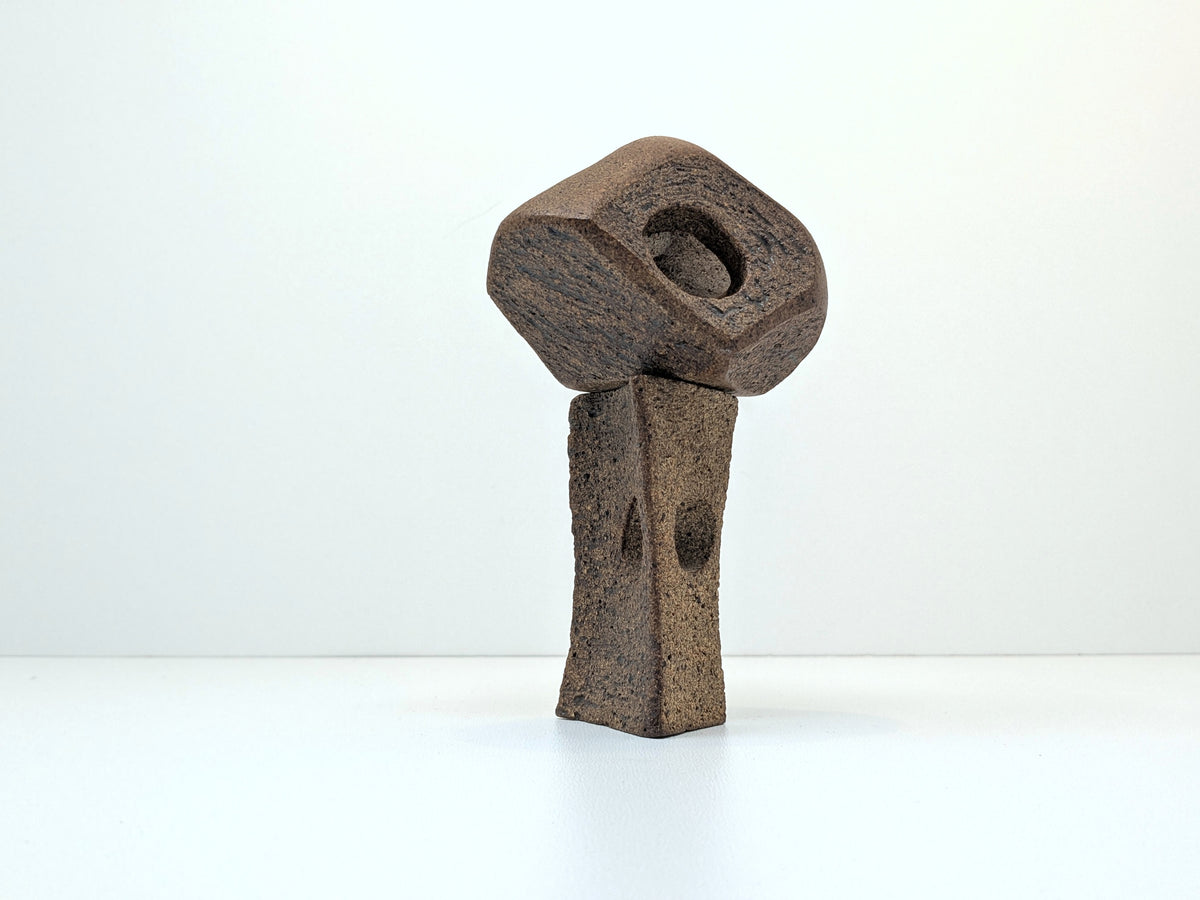 Abstract Stoneware Sculpture | Ceramic Art Sculpture