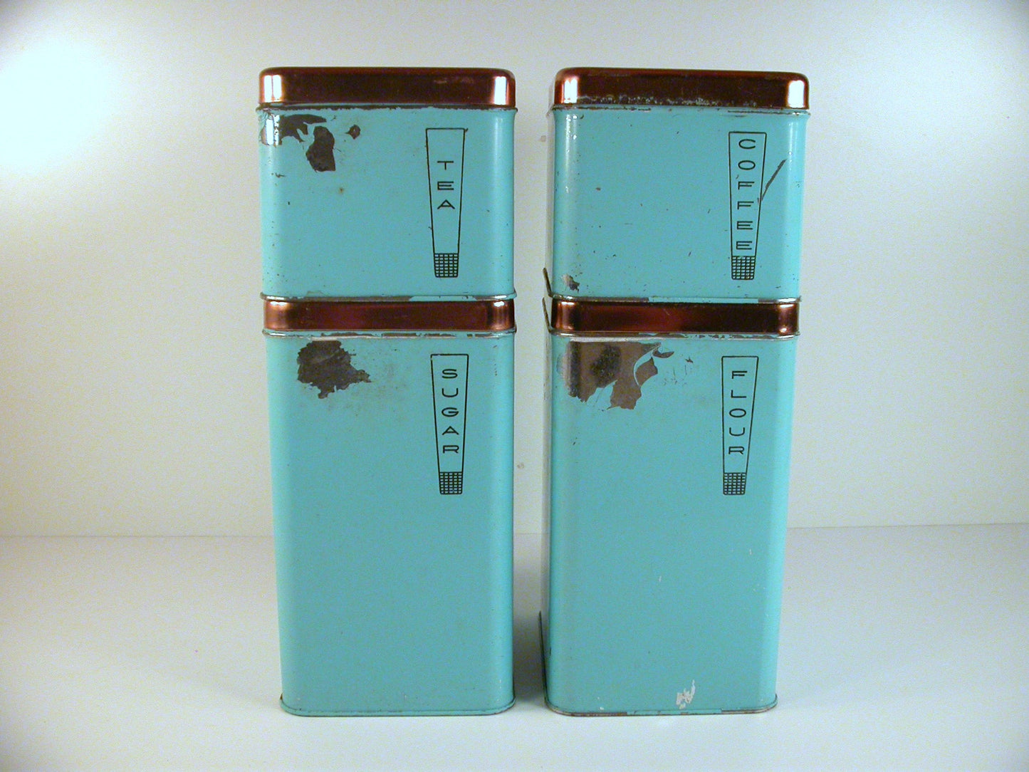 Licoln Beautyware Canisters | Vintage Kitchen Storage