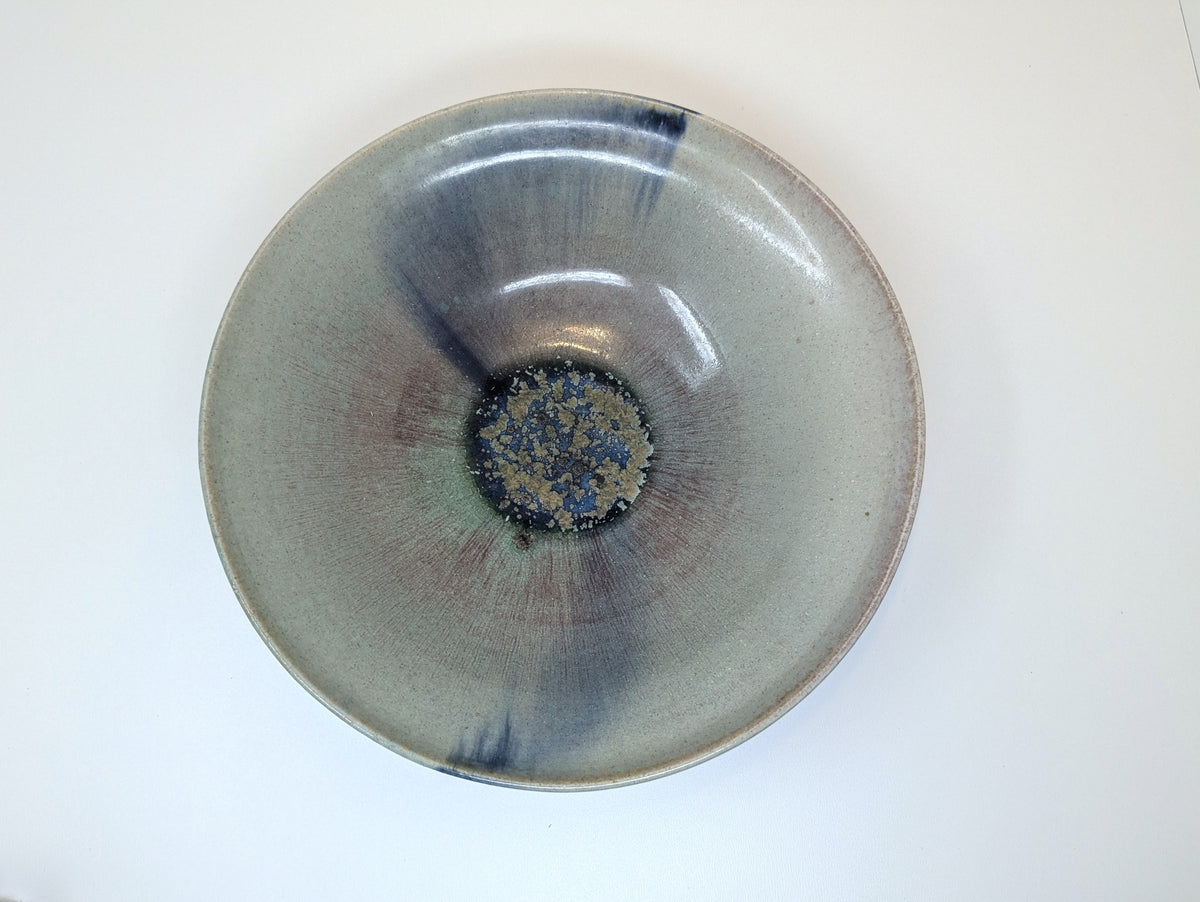 Anne Tyre Pottery Manitoba | Shallow Wide rimmed Bowl