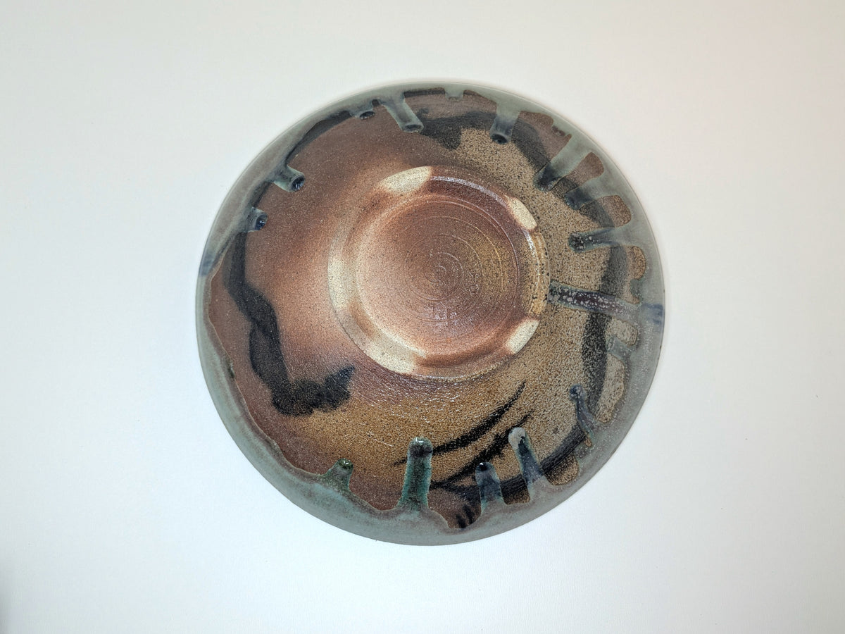 Anne Tyre Pottery Manitoba | Shallow Wide rimmed Bowl