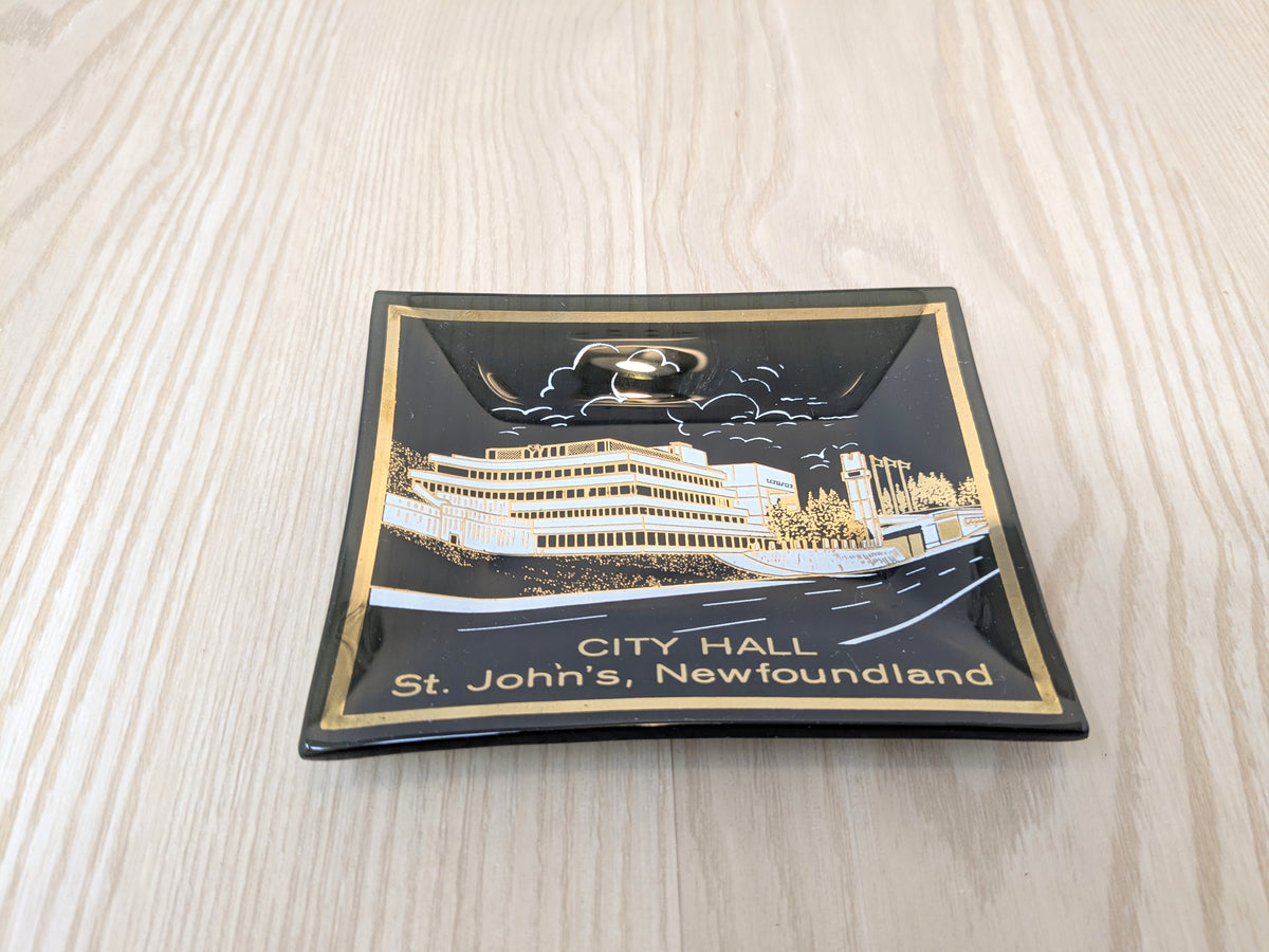 Gray Glass Promotional Gift Catch All | St John's Newfoundland City Hall