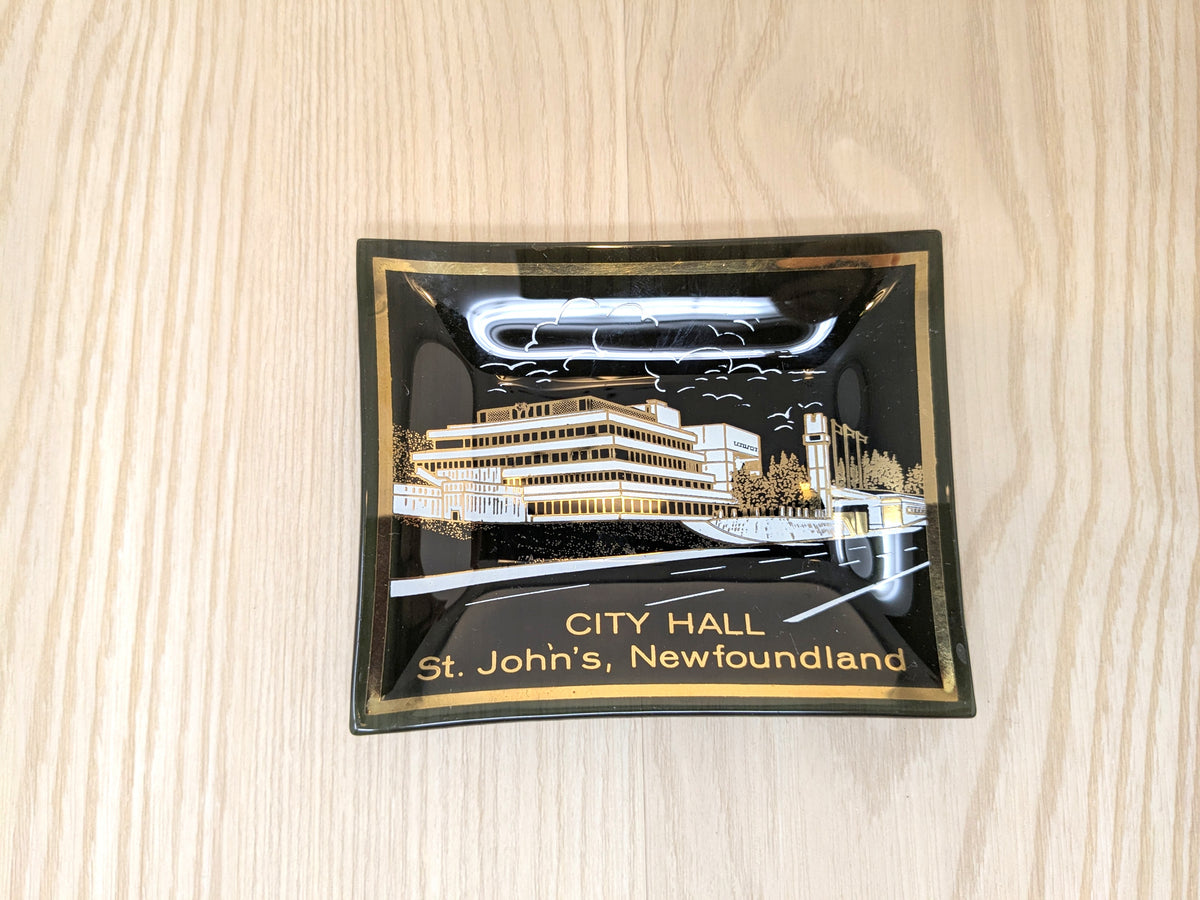 Gray Glass Promotional Gift Catch All | St John's Newfoundland City Hall