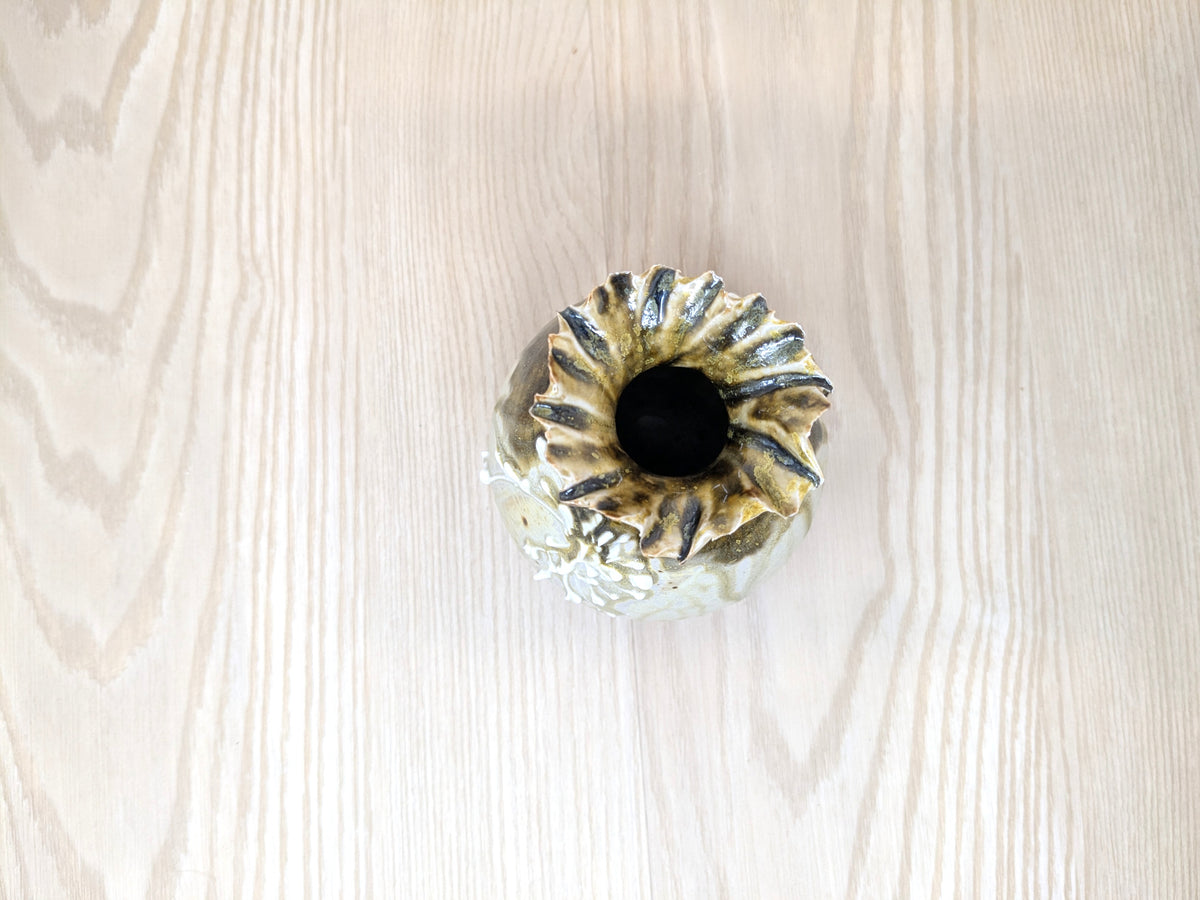 Larry Aguilar Stoneware Vase |