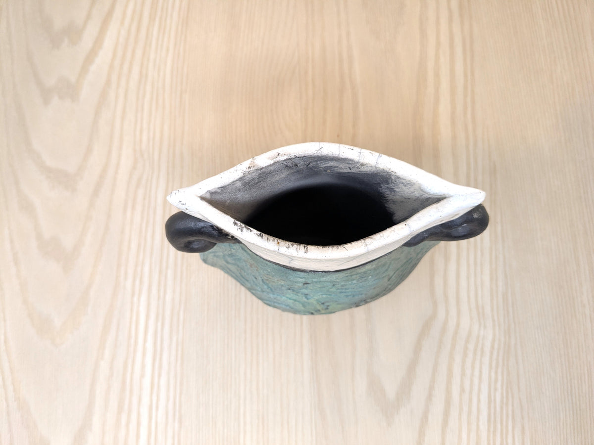 Lee Stead Studio Pottery | Decorative Raku Vase