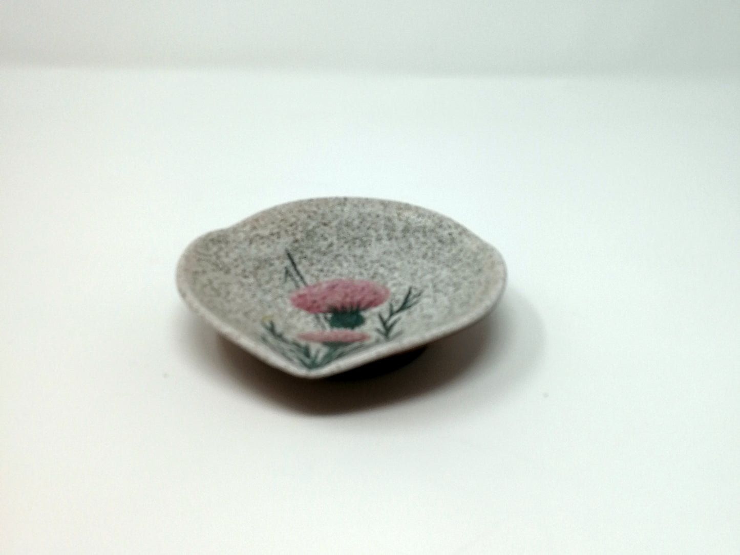 Ernst & Alma Lorenzen Studio Pottery | Small Cruet or Cornered Dish | Nova Scotia Ceramics