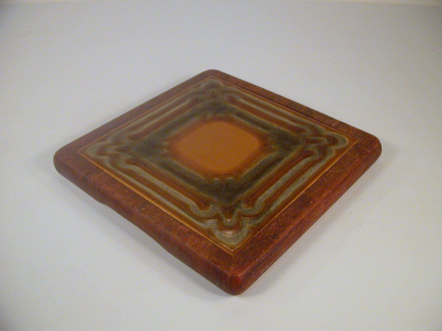 Luthje Tile Trivet | Danish Teak Framed Trivet
