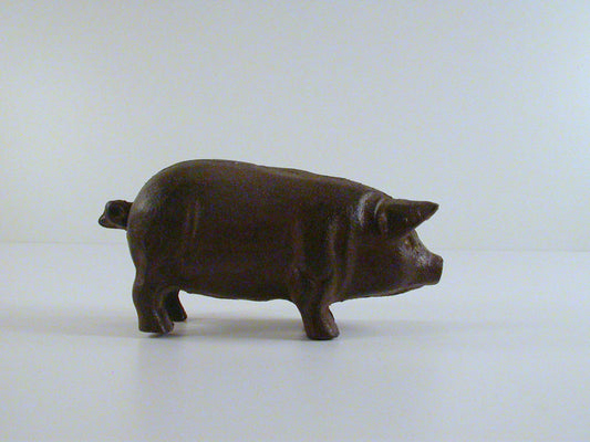 Cast Iron Pig | Vintage Iron Paperweight