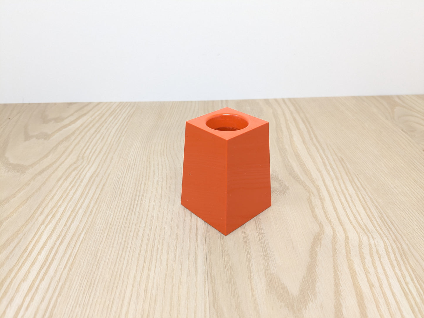 Vintage Starmark Orange Paper Clip Holder | Magnetic Paper Clip Storage