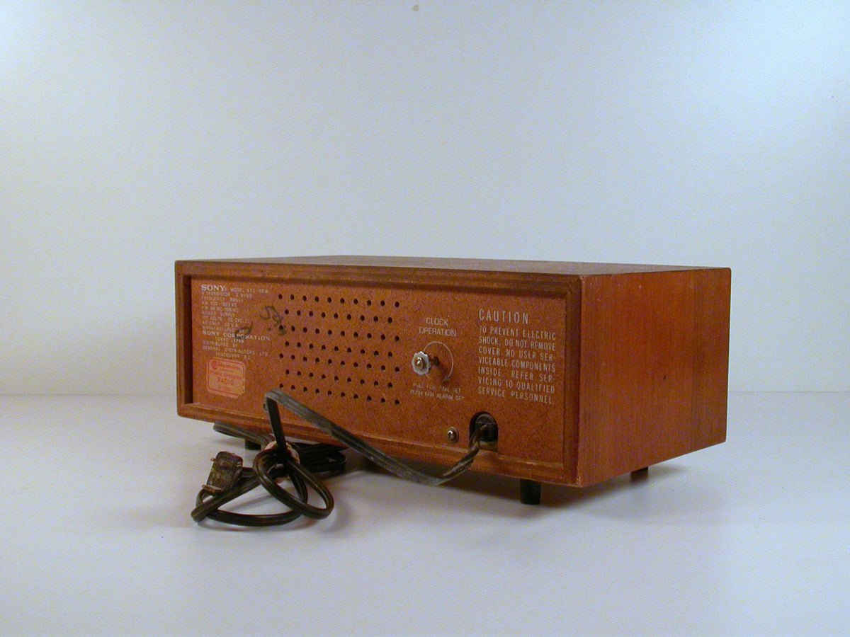 Sony Vintage Radio | Teak Cased Sony Radio | Mid Century Sony Radio