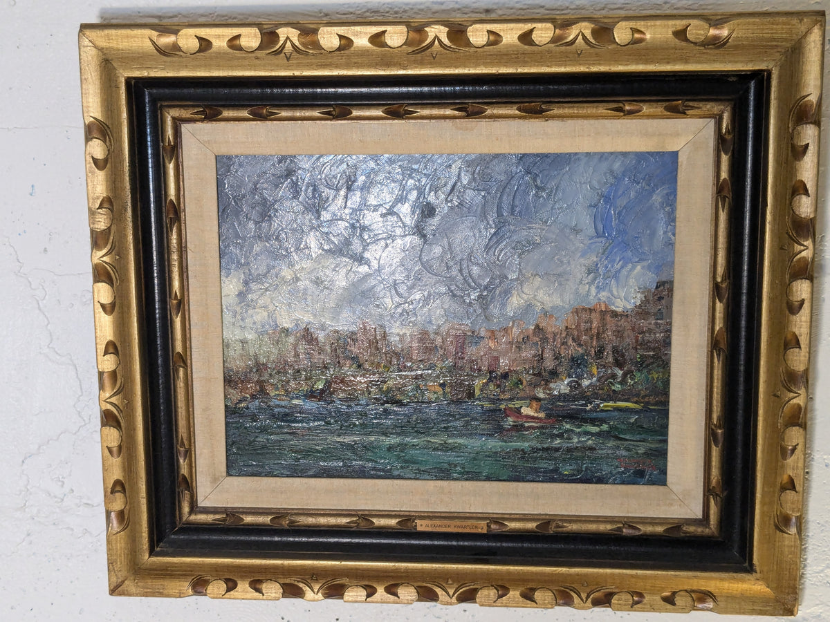 Alexander Kwartler Oil Painting | East River New York