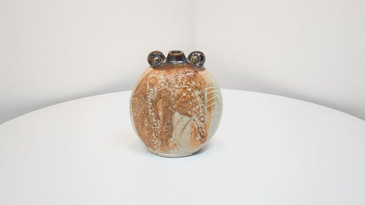 Ruth Porter Studio Pottery Vase | Classical Amphora Design