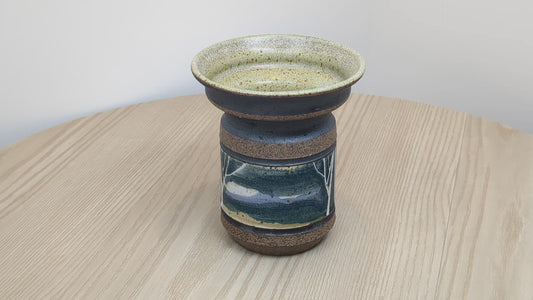 Peter Price Stoneware Planter | Treeline Series Art Pottery