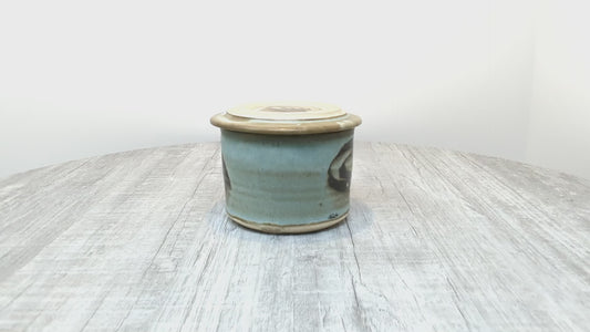 Jane Van Alderwegen Pottery | French Butter Crock | White Stoneware