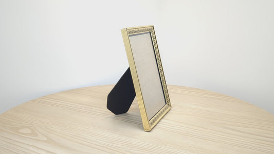 Modern Metal Picture Frame | Space Age Motif
