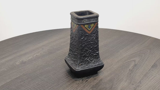 Arts and Craft Tokanabe Art Pottery Vase | 1920's Japanese Pottery
