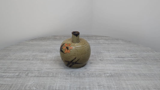 Ceramic Double Neck Vase | Japan 1970's |