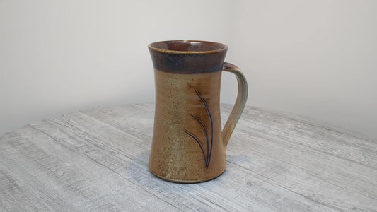 Salt Glazed Robert Bauer Mug | Vancouver Island Studio Pottery