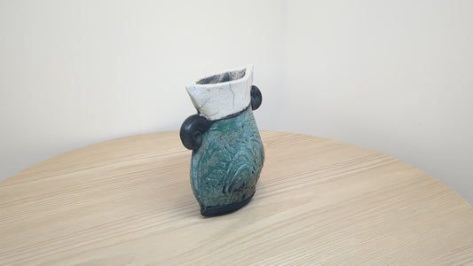Lee Stead Studio Pottery | Decorative Raku Vase