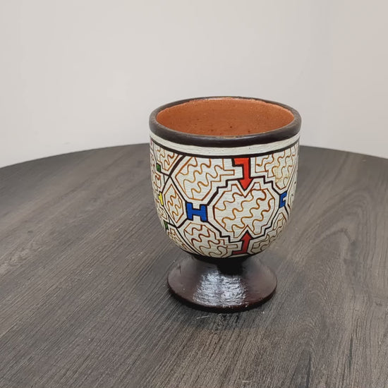 Shipibo Pottery Cup Peru