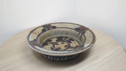 Byron Johnstad Stoneware Serving Bowl | Large Studio Pottery Bowl
