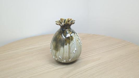 Larry Aguilar Stoneware Vase |