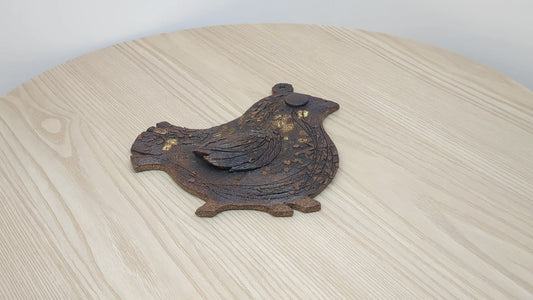 Ed Drahanchuk Stoneware Wall Art | Mid Century Studio Pottery