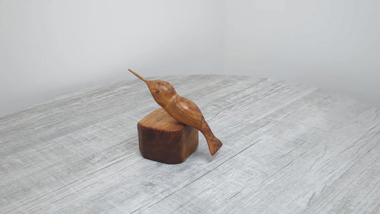 Hummingbird Woodcarving | Bill Chambers | Victoria BC Folk Art