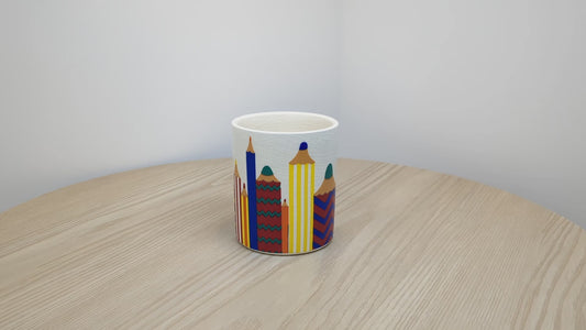 TG Green Pencil Holder | Catch Can | Mid Mod | Mid Century Office