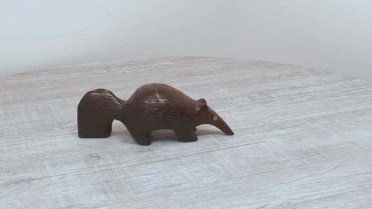 Itauba Anteater Woodcarving | Brazilian Animal Wood Carvings