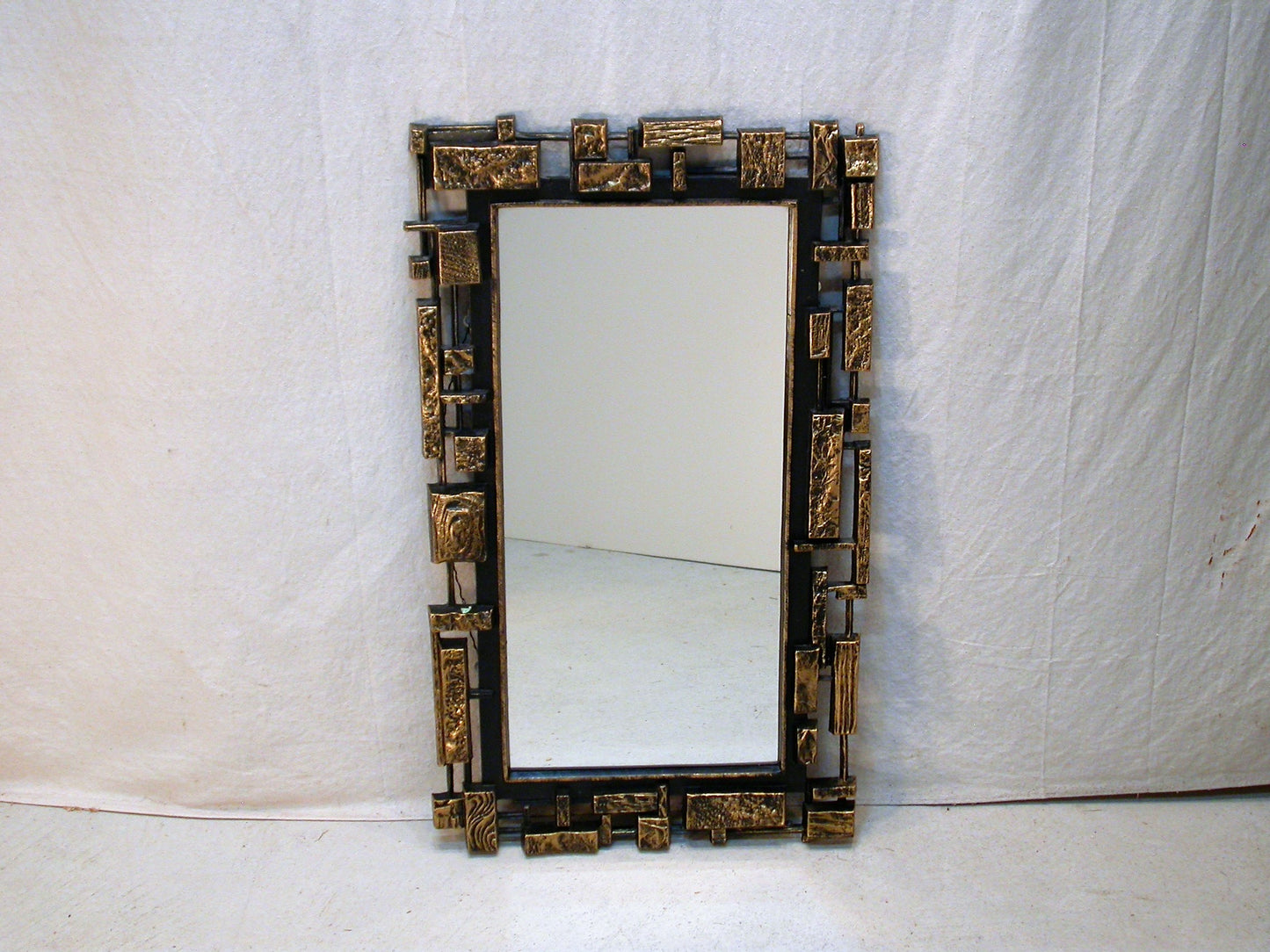 Syrocco Brutalist Mirror | Mid Century Mirror