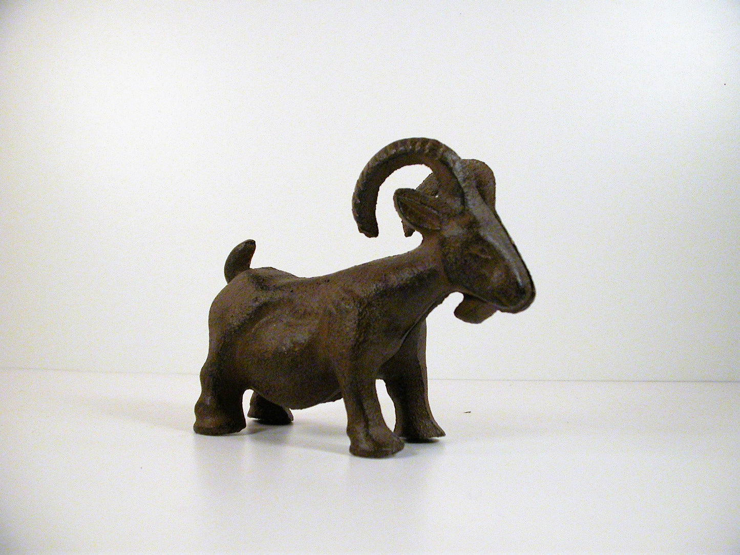 Cast Iron Coin Bank | Vintage Cast Goat Shaped Money Bank