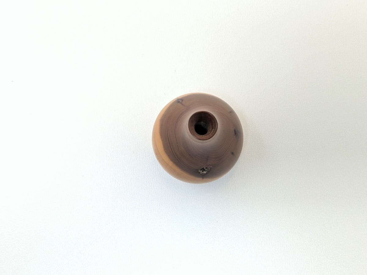 Pacific Yew Wood Vase | Decorative Micro Vase