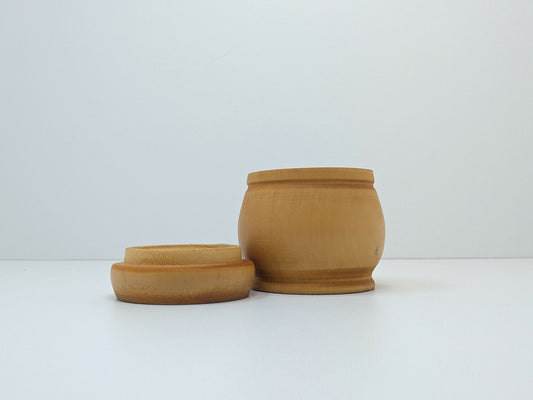 Yellow Cedar Wood Container | Hand Made Storage Vessel