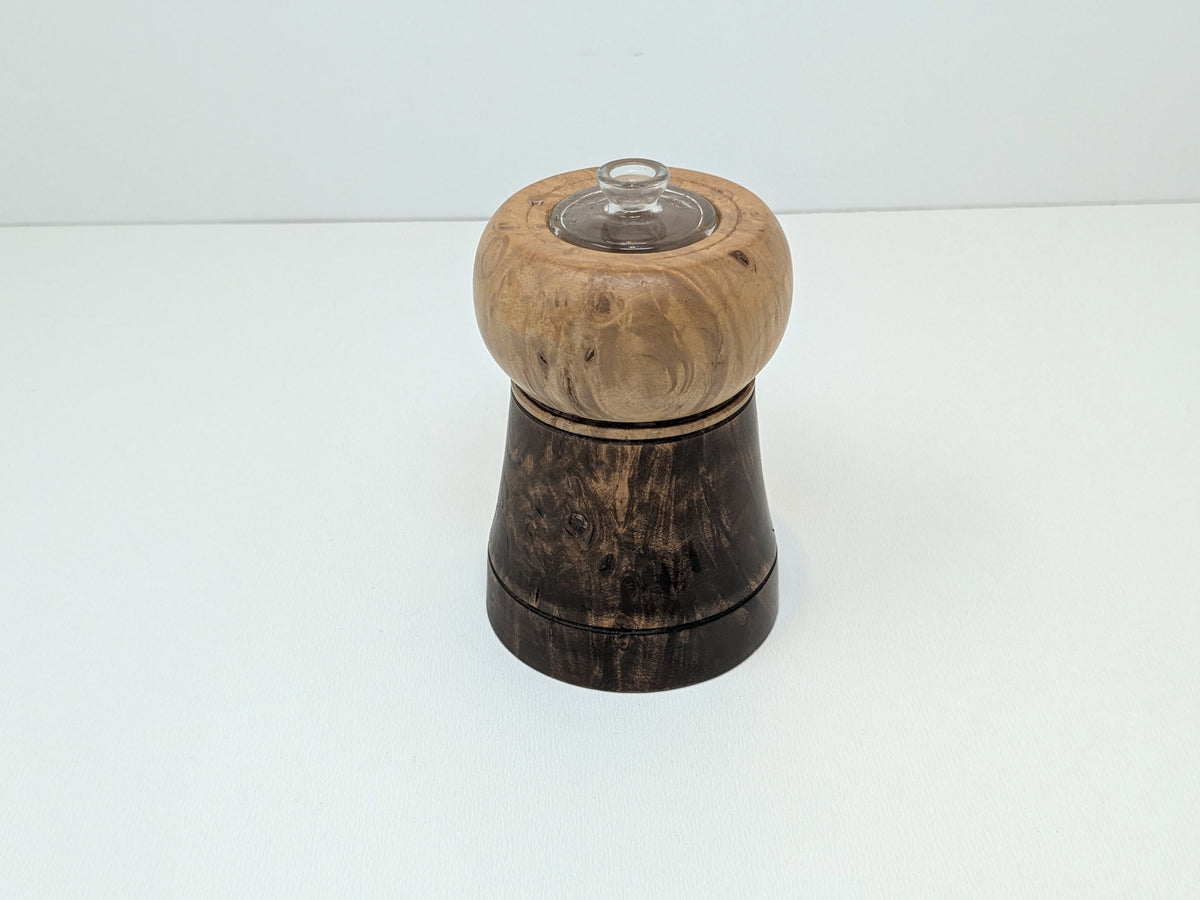 Burl Maple and Glass Dispenser Essential Oil Diffuser | Hand Made