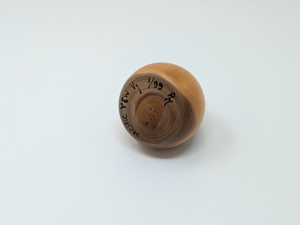 Pacific Yew Wood Vase | Decorative Micro Vase