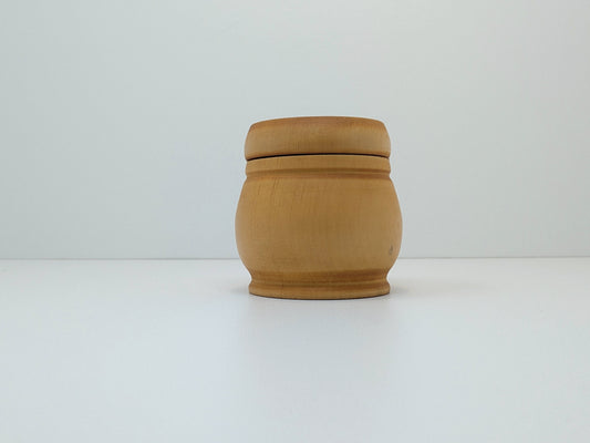 Yellow Cedar Wood Container | Hand Made Storage Vessel